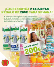 ¡Lauki Sortea 2 Tarjetas Regalo De 200€ Cada Semana!