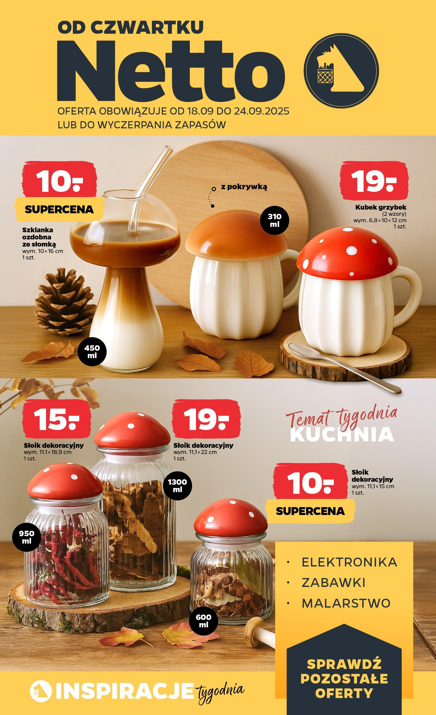 Netto - NETTO T38B NON Food ważne do 24.09 od 17.09.2025 - Aktualne promocje | Strona: 1