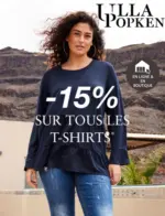 Ulla Popken -15 % sur tous les t-shirts - au 19.09.2025