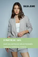 À PARTIR DE -30%
