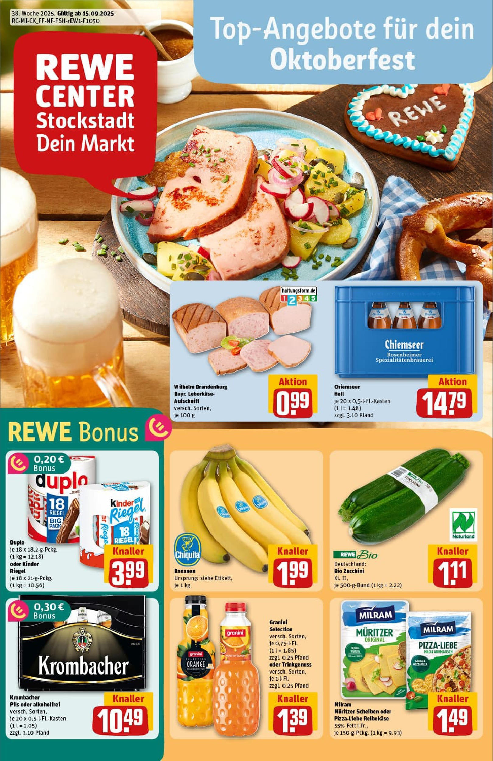 REWE Prospekt ab 14.09.2025 zum Blättern » Angebote | Seite: 1