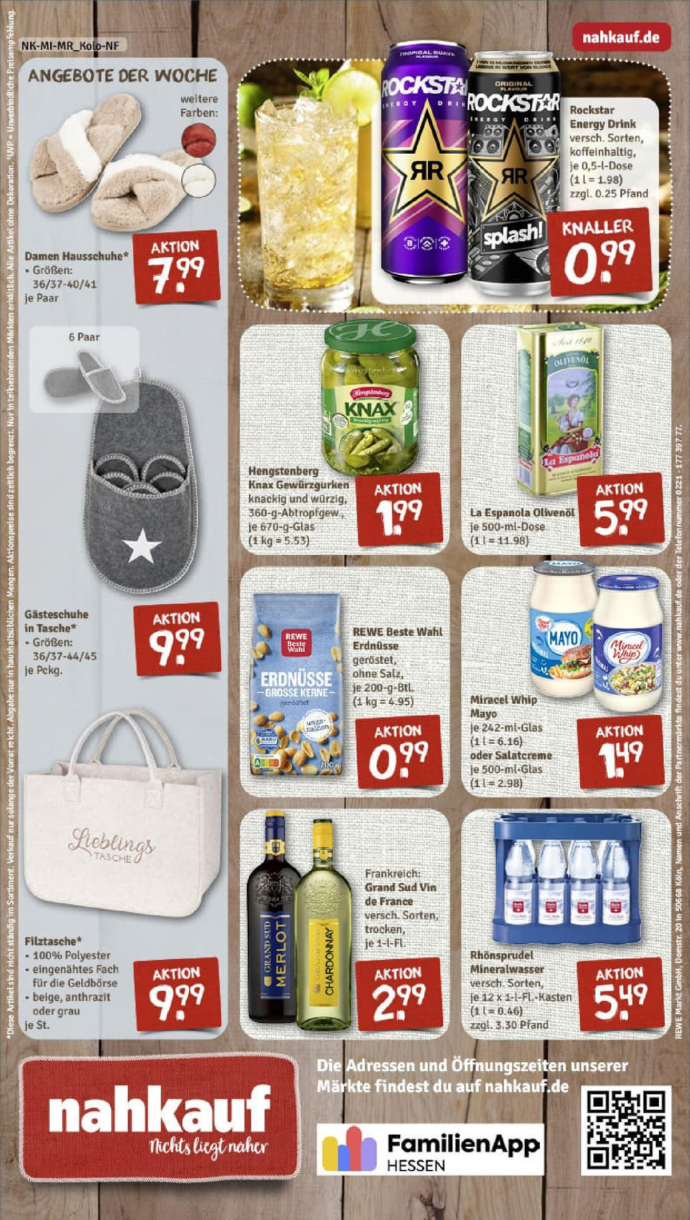 REWE Prospekt ab 14.09.2025 zum Blättern » Angebote | Seite: 8 | Produkte: Rockstar, Olivenol, Mineralwasser, Mayonnaise REWE Prospekt ab 14.09.2025 zum Blättern » Angebote | Seite: 8 | Produkte: Rockstar, Olivenol, Mineralwasser, Mayonnaise