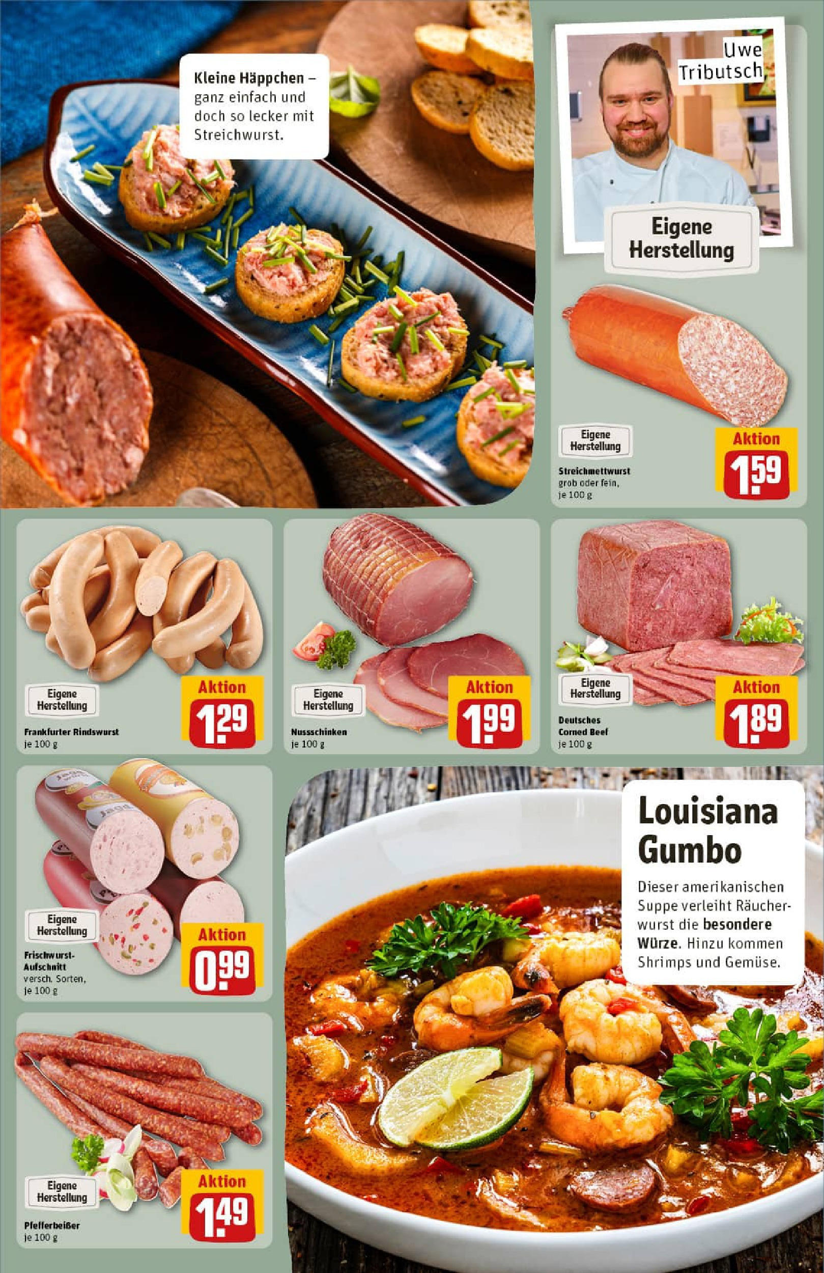 REWE Prospekt ab 14.09.2025 zum Blättern » Angebote | Seite: 12 | Produkte: Wurst