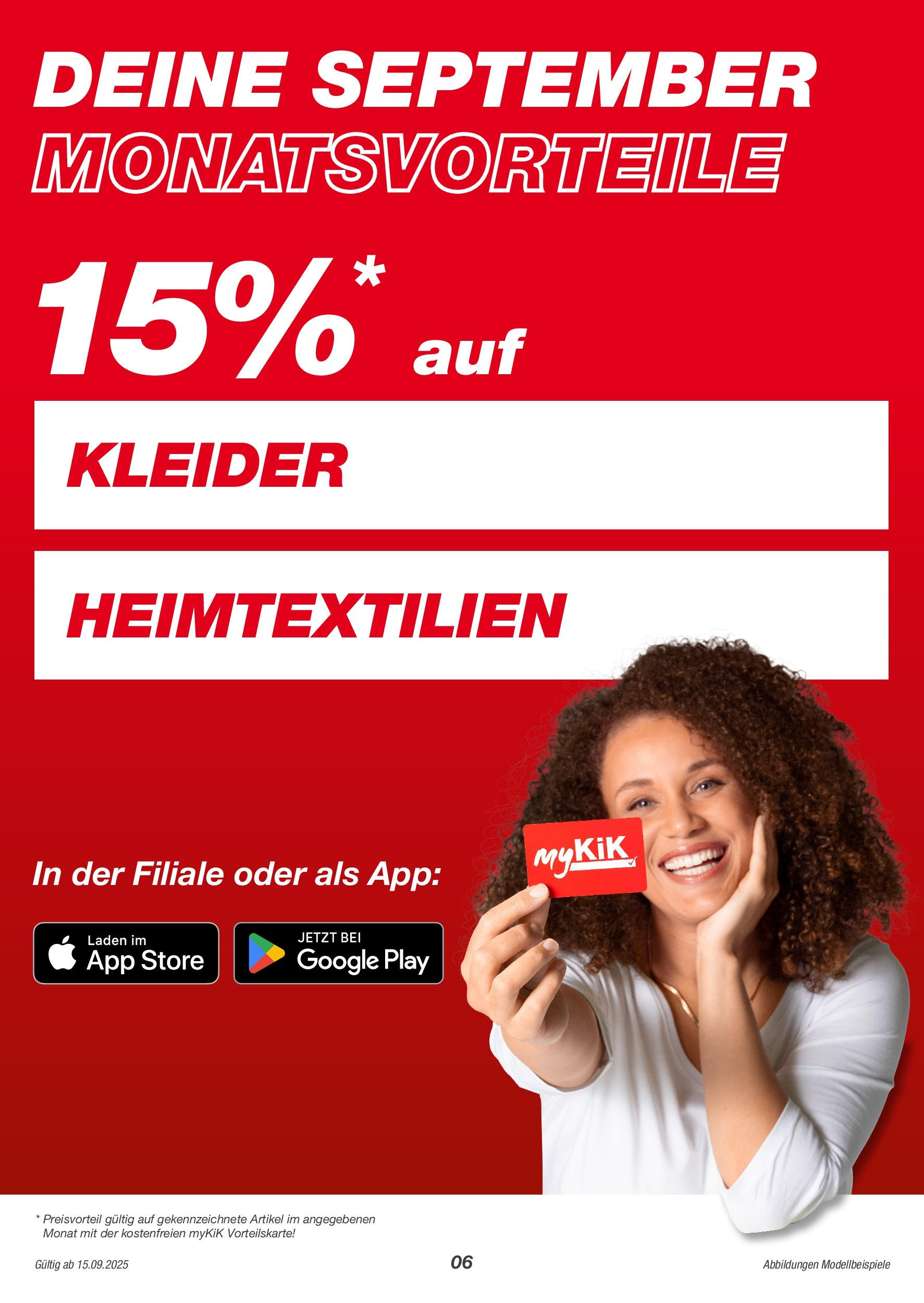 Kik Prospekt aktuell (15.09.2025) || Aktuelle Angebote | Seite: 6 Kik Prospekt aktuell von 15.09.2025 - Aktuelle Angebote | Seite: 6