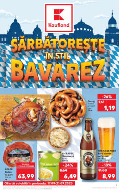 Ofertele Kaufland valabile de la 16.09.2025