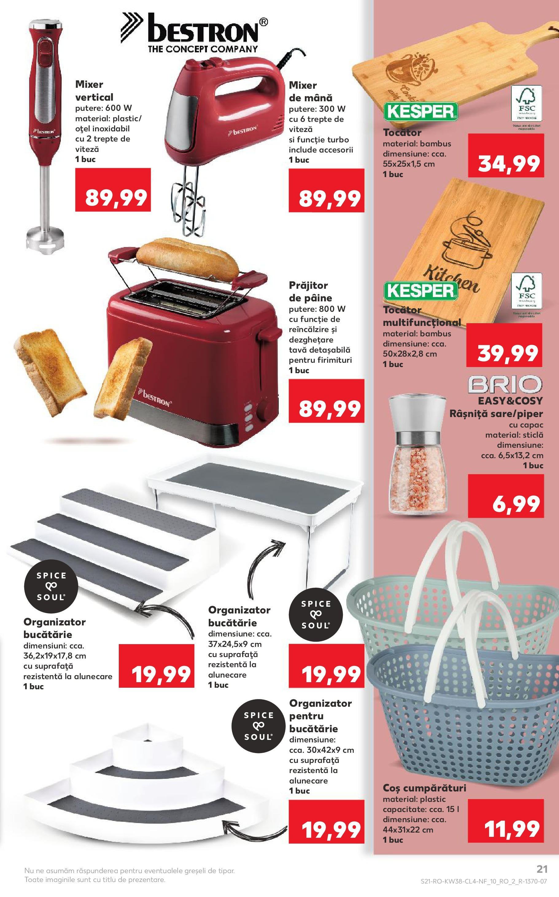 Catalog Kaufland - Fălticeni 16.09.2025 - Revista si Oferta | Pagină: 21