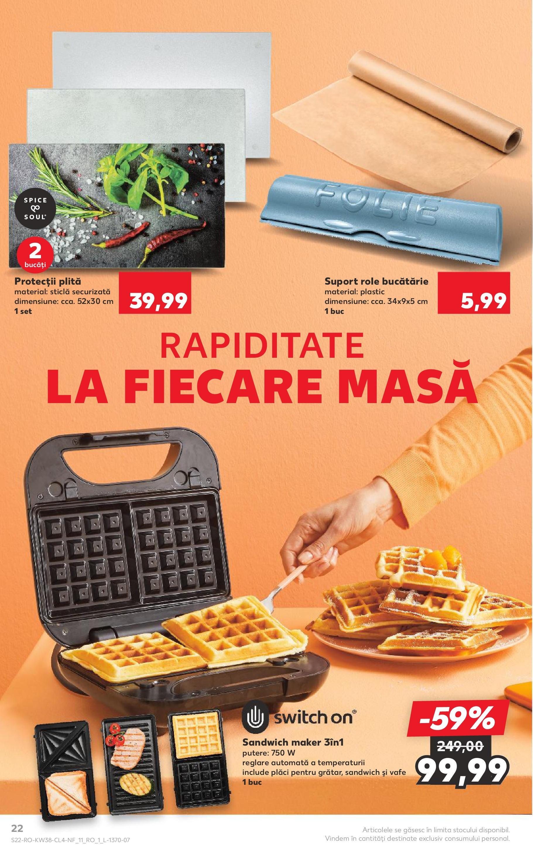 Catalog Kaufland - Fălticeni 16.09.2025 - Revista si Oferta | Pagină: 22