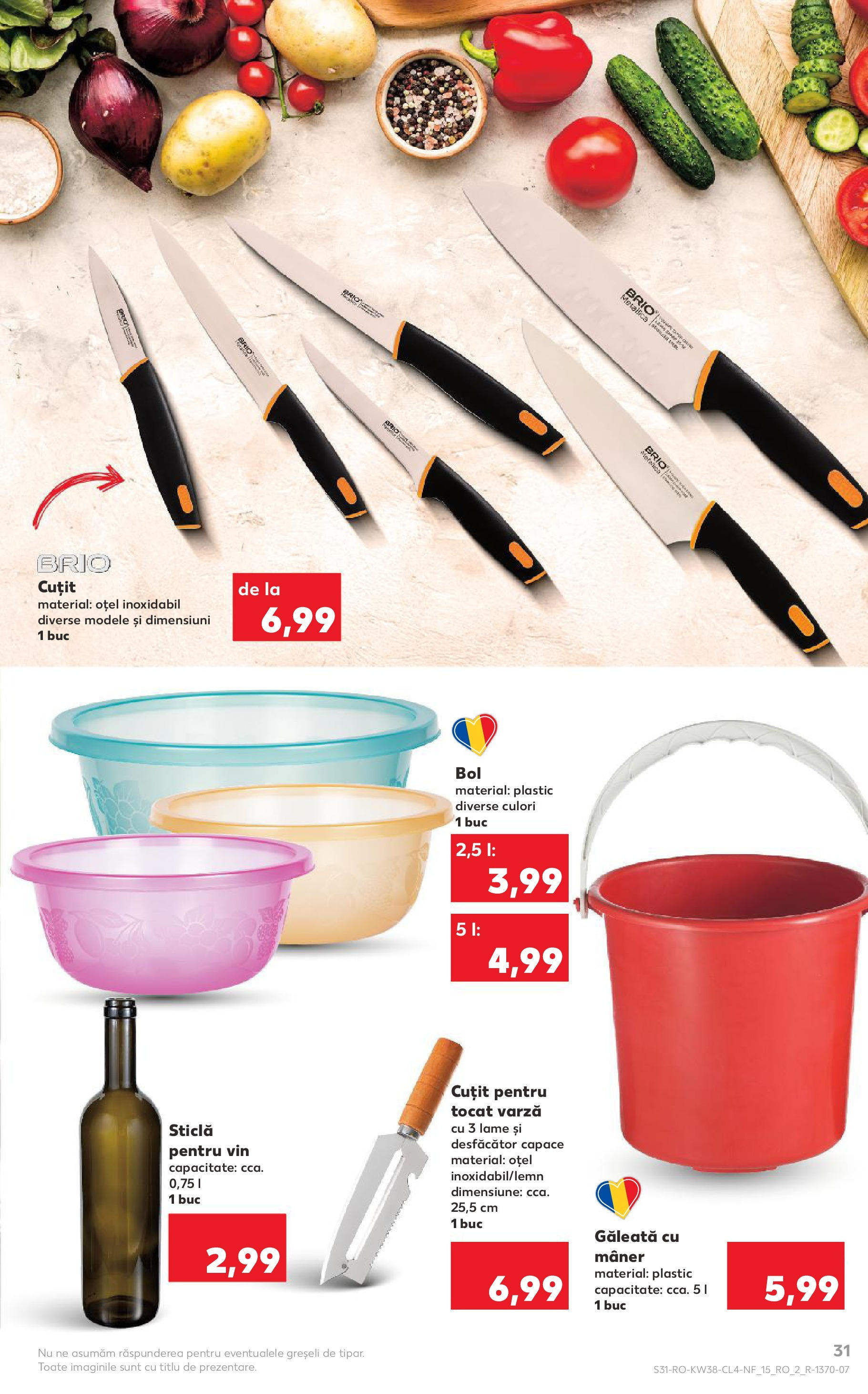 Catalog Kaufland - Fălticeni 16.09.2025 - Revista si Oferta | Pagină: 31
