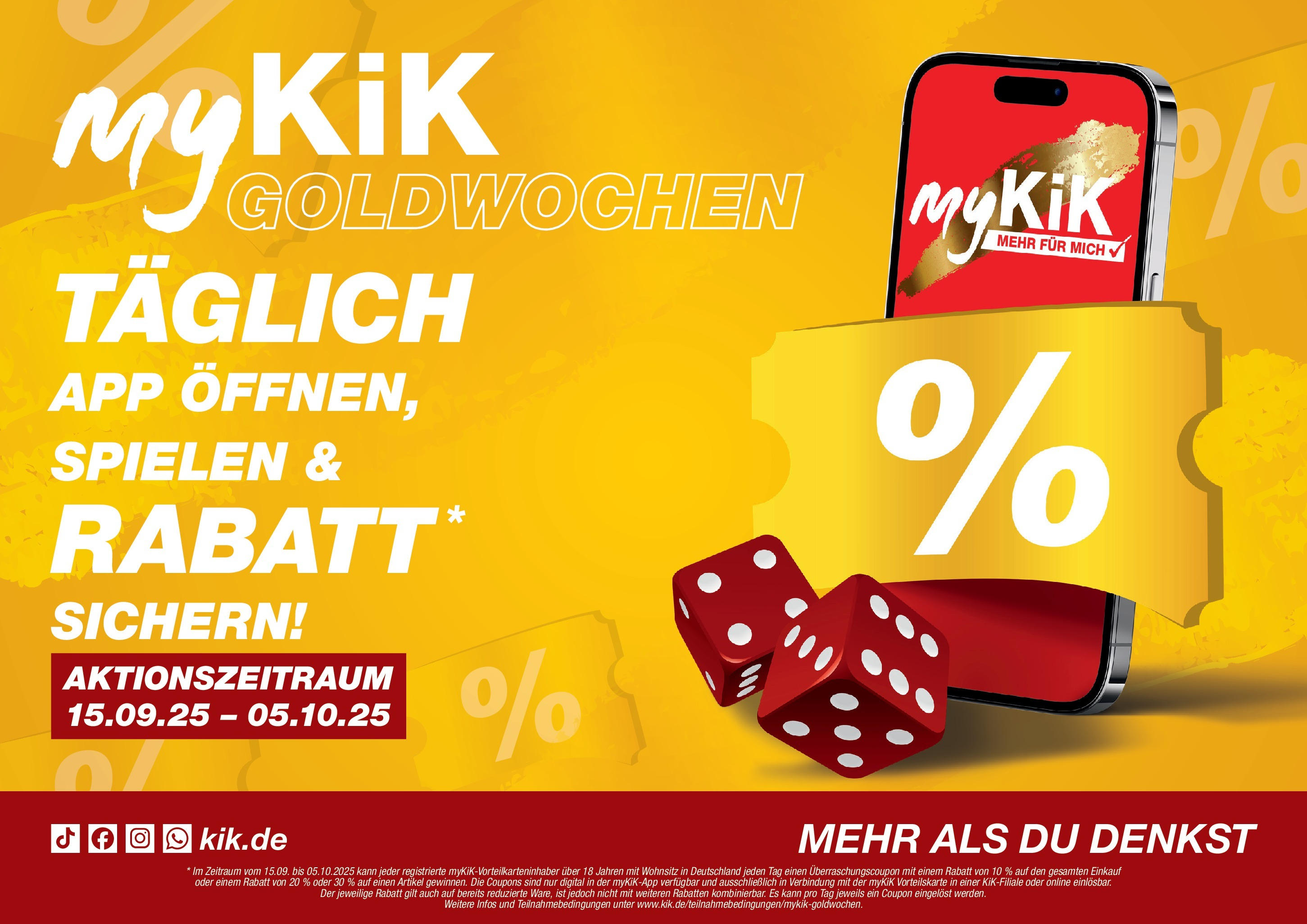 Kik - myKiK: Goldwochen (ab 14.09.2025) zum Blättern | Seite: 1 Kik - myKiK: Goldwochen (ab 14.09.2025) zum Blättern | Seite: 1