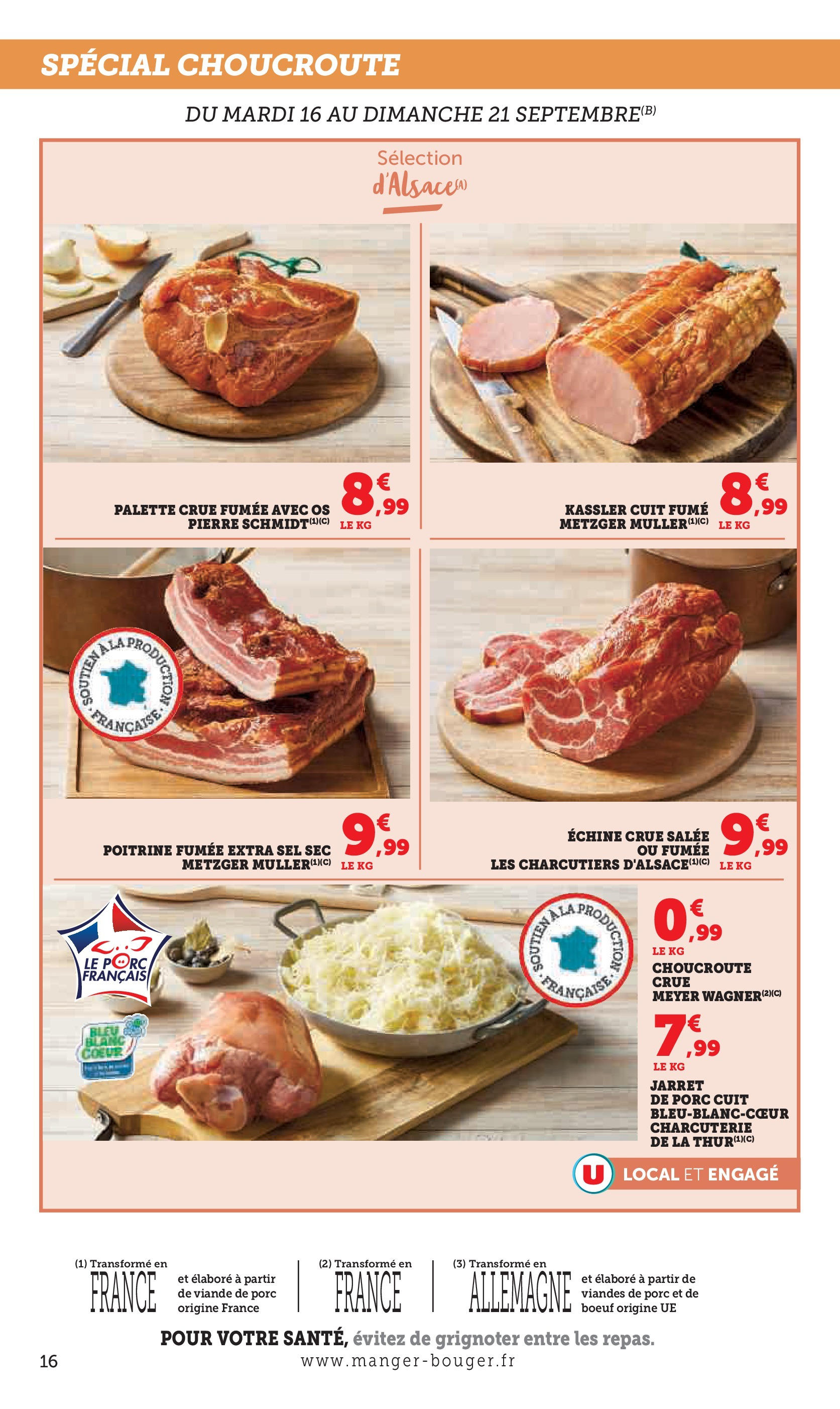 Super U - Choucroute / foire à la bière à partir du 15/09/2025 - promo en ligne | Page: 16