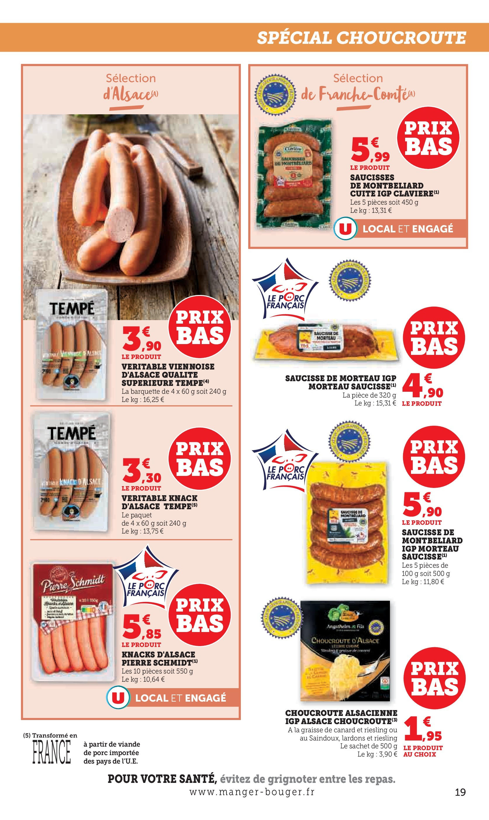 Super U - Choucroute / foire à la bière à partir du 15/09/2025 - promo en ligne | Page: 19