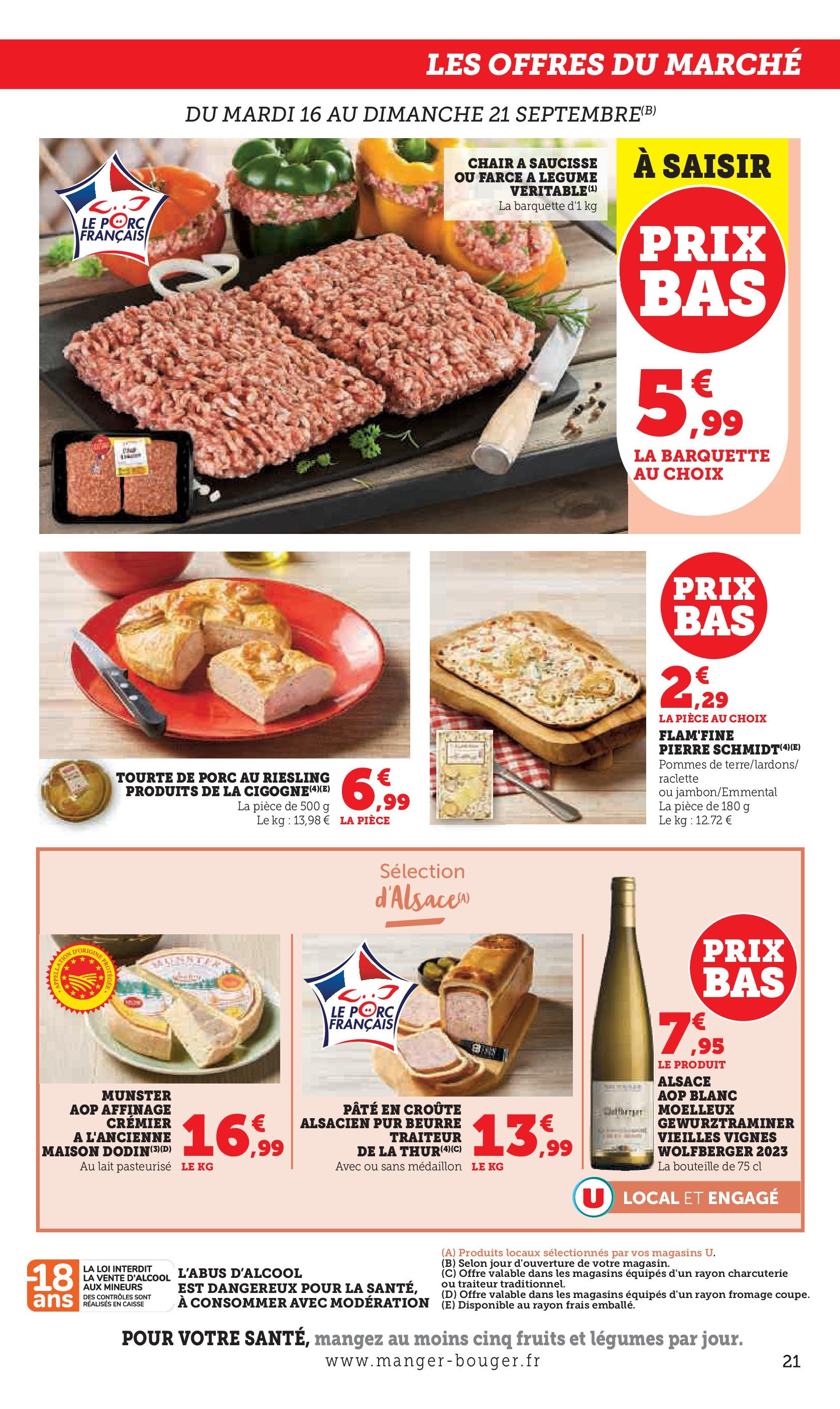 Super U - Choucroute / foire à la bière à partir du 15/09/2025 - promo en ligne | Page: 21