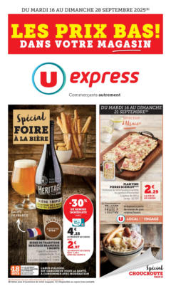 U Express - Prévisualisation de U Express - Choucroute / foire à la bière valide à partir de 15.09.2025