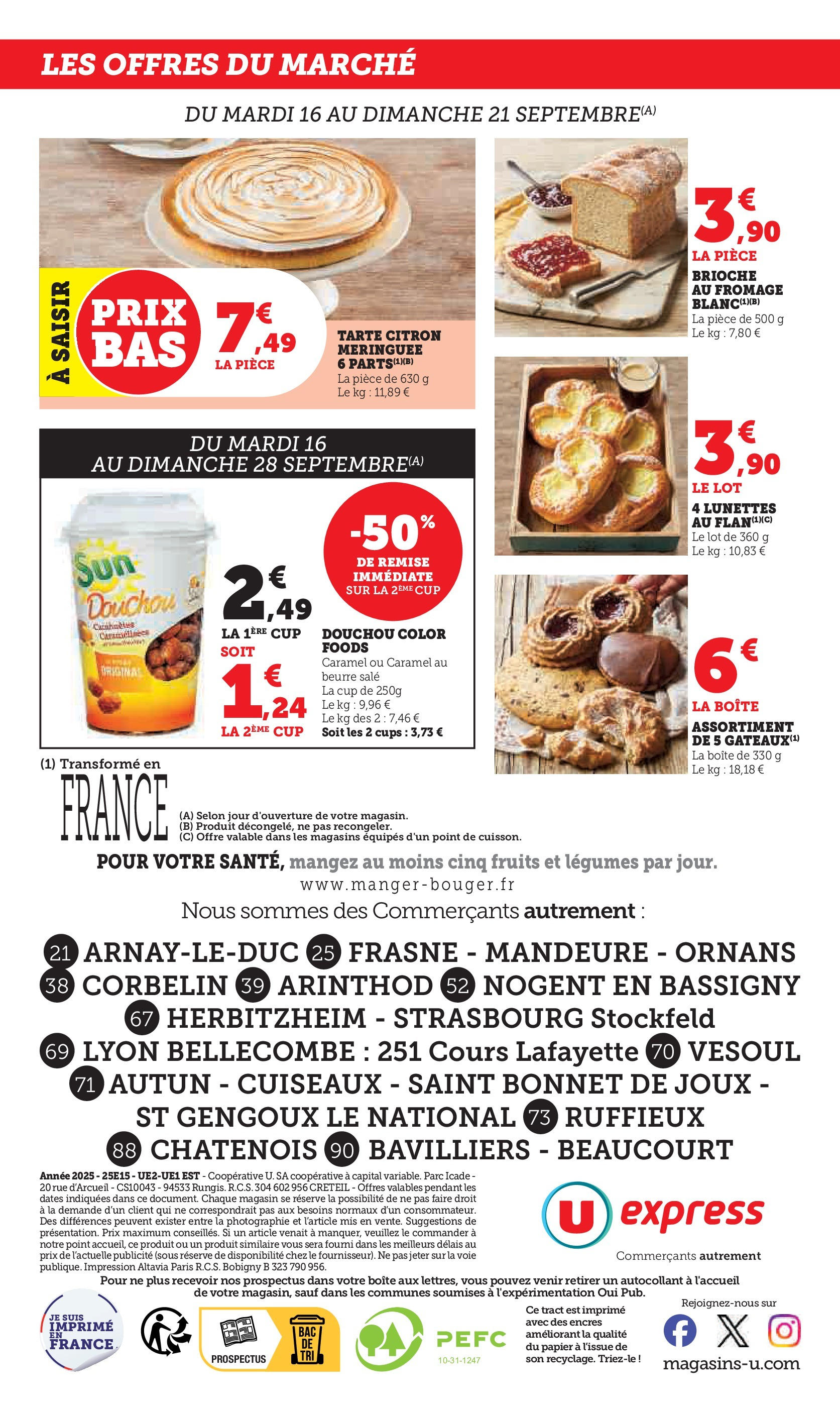 U Express - Choucroute / foire à la bière à partir du 15/09/2025 - promo en ligne | Page: 24