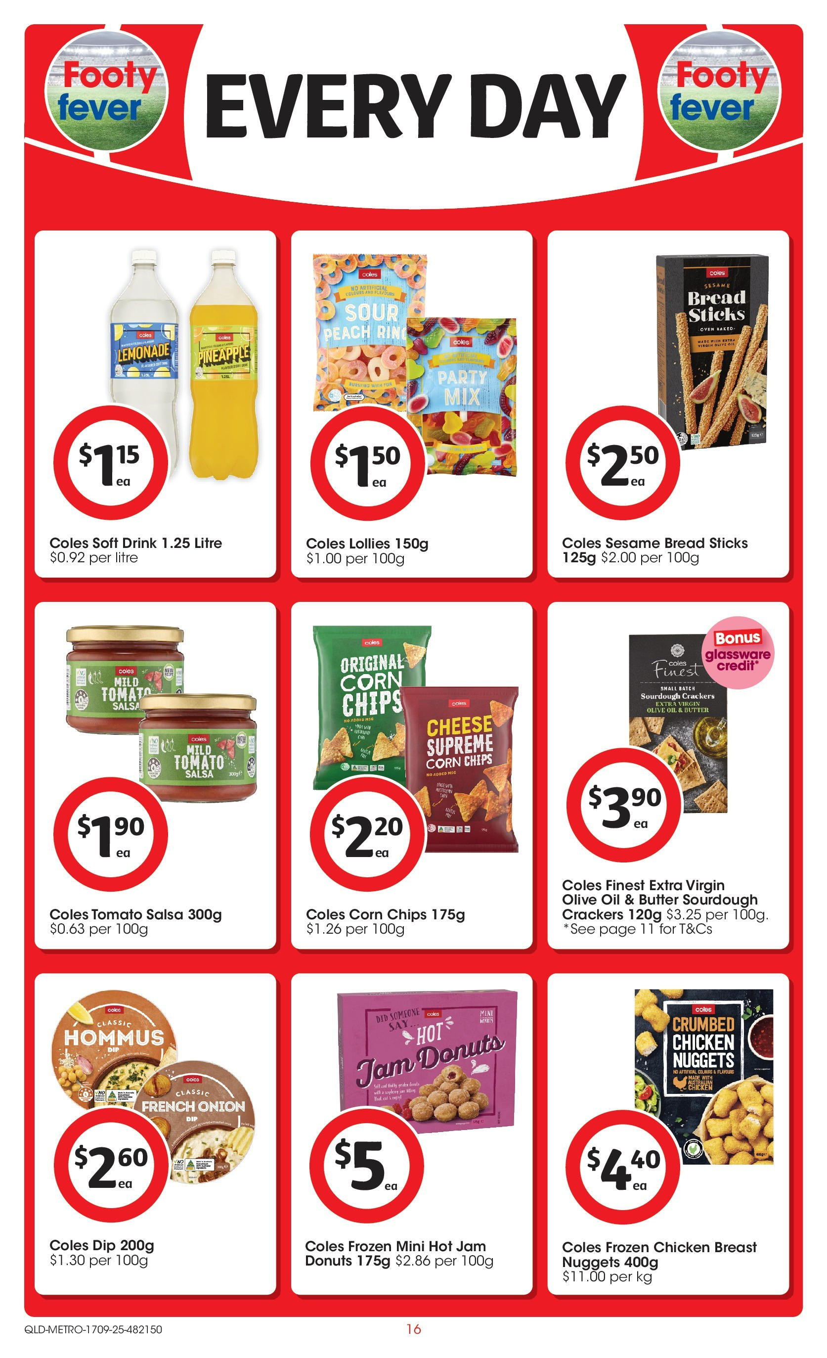 Coles catalogue from 16/09/2025 > Big discounts | Page: 16 | Products: Crackers, Bread, Olive oil, Oven Coles catalogue valid from 16/09/2025 > Online Australia | Page: 16 | Products: Crackers, Bread, Olive oil, Oven