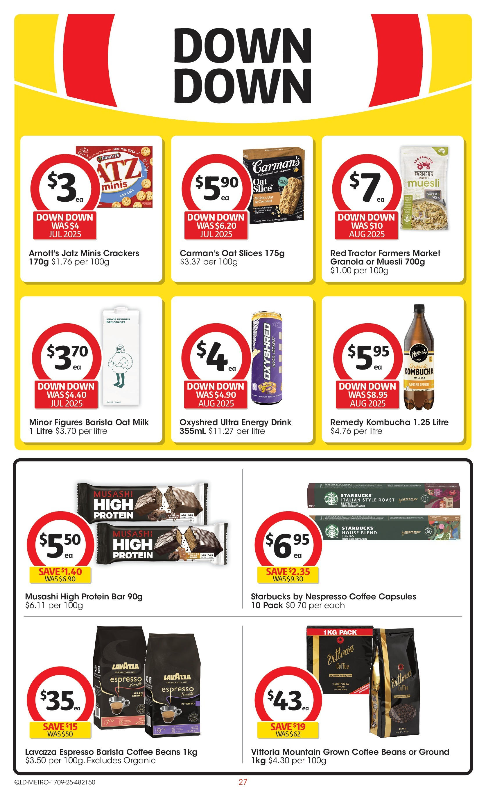 Coles catalogue from 16/09/2025 > Big discounts | Page: 27 | Products: Milk, Coffee, Granola, Salt Coles catalogue valid from 16/09/2025 > Online Australia | Page: 27 | Products: Milk, Coffee, Granola, Salt