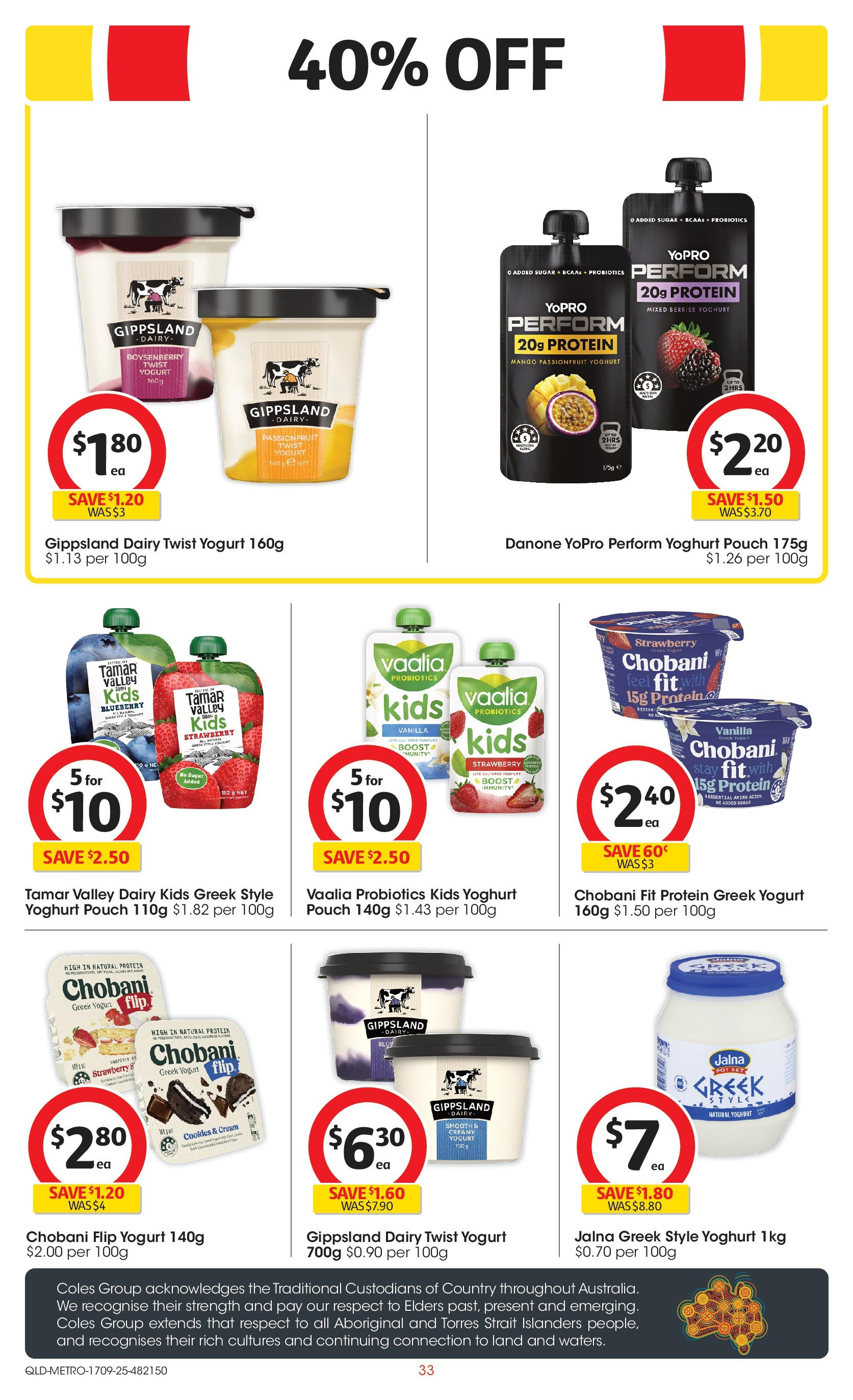Coles catalogue from 16/09/2025 > Big discounts | Page: 33 | Products: Pot, Dairy, Cream, Sugar Coles catalogue valid from 16/09/2025 > Online Australia | Page: 33 | Products: Pot, Dairy, Cream, Sugar