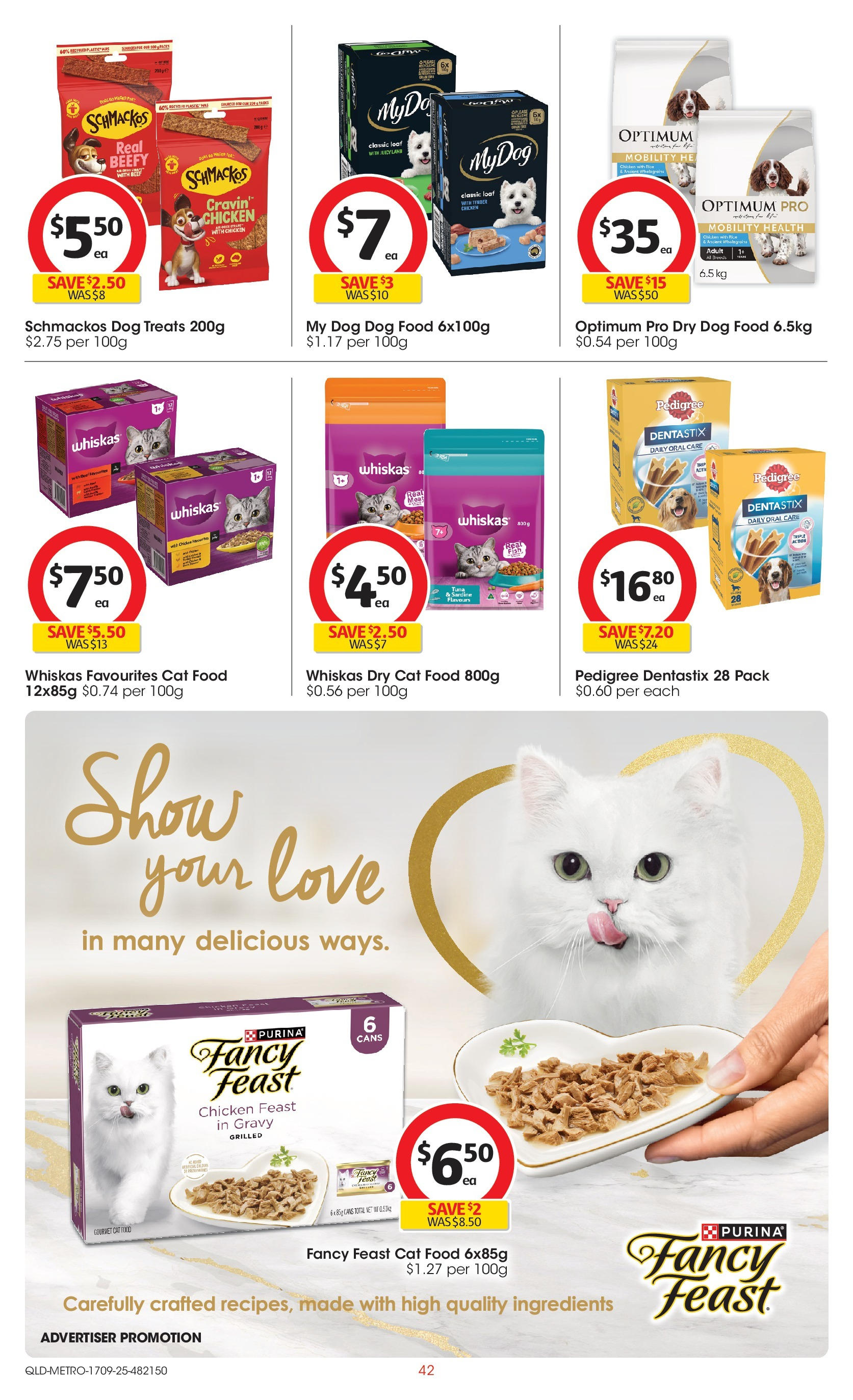 Coles catalogue from 16/09/2025 > Big discounts | Page: 42 | Products: Chicken, Beef, Dog food, Tuna Coles catalogue valid from 16/09/2025 > Online Australia | Page: 42 | Products: Chicken, Beef, Dog food, Tuna