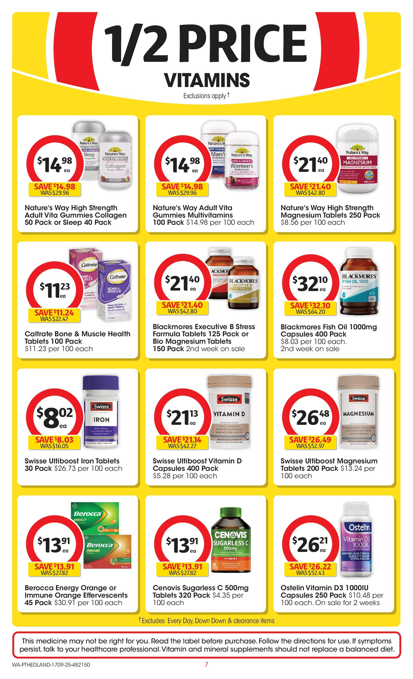 Coles catalogue from 16/09/2025 > Big discounts | Page: 7 | Products: Oil, Collagen, Iron, Tablets Coles catalogue valid from 16/09/2025 > Online Australia | Page: 7 | Products: Oil, Collagen, Iron, Tablets