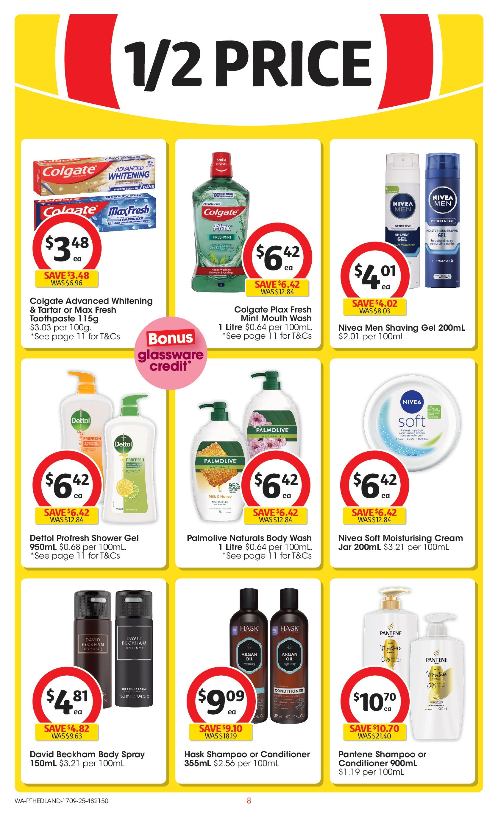 Coles catalogue from 16/09/2025 > Big discounts | Page: 8 | Products: Conditioner, Glassware, Toothpaste, Cream Coles catalogue valid from 16/09/2025 > Online Australia | Page: 8 | Products: Conditioner, Glassware, Toothpaste, Cream