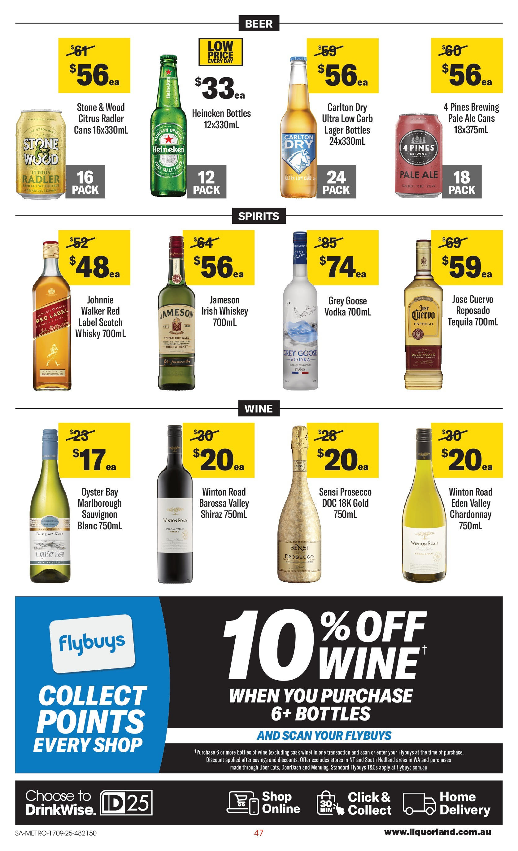 ﻿﻿Coles catalogue valid from 16/09/2025 > Online Australia | Page: 47 | Products: Beer, Whiskey, Wood, Scotch
