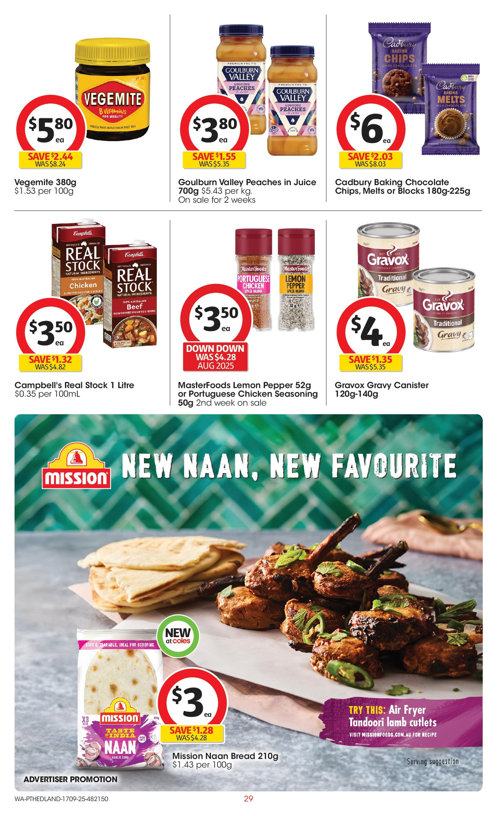 Coles catalogue from 16/09/2025 > Big discounts | Page: 29 | Products: Bread, Chips, Pepper, Vegemite Coles catalogue valid from 16/09/2025 > Online Australia | Page: 29 | Products: Bread, Chips, Pepper, Vegemite