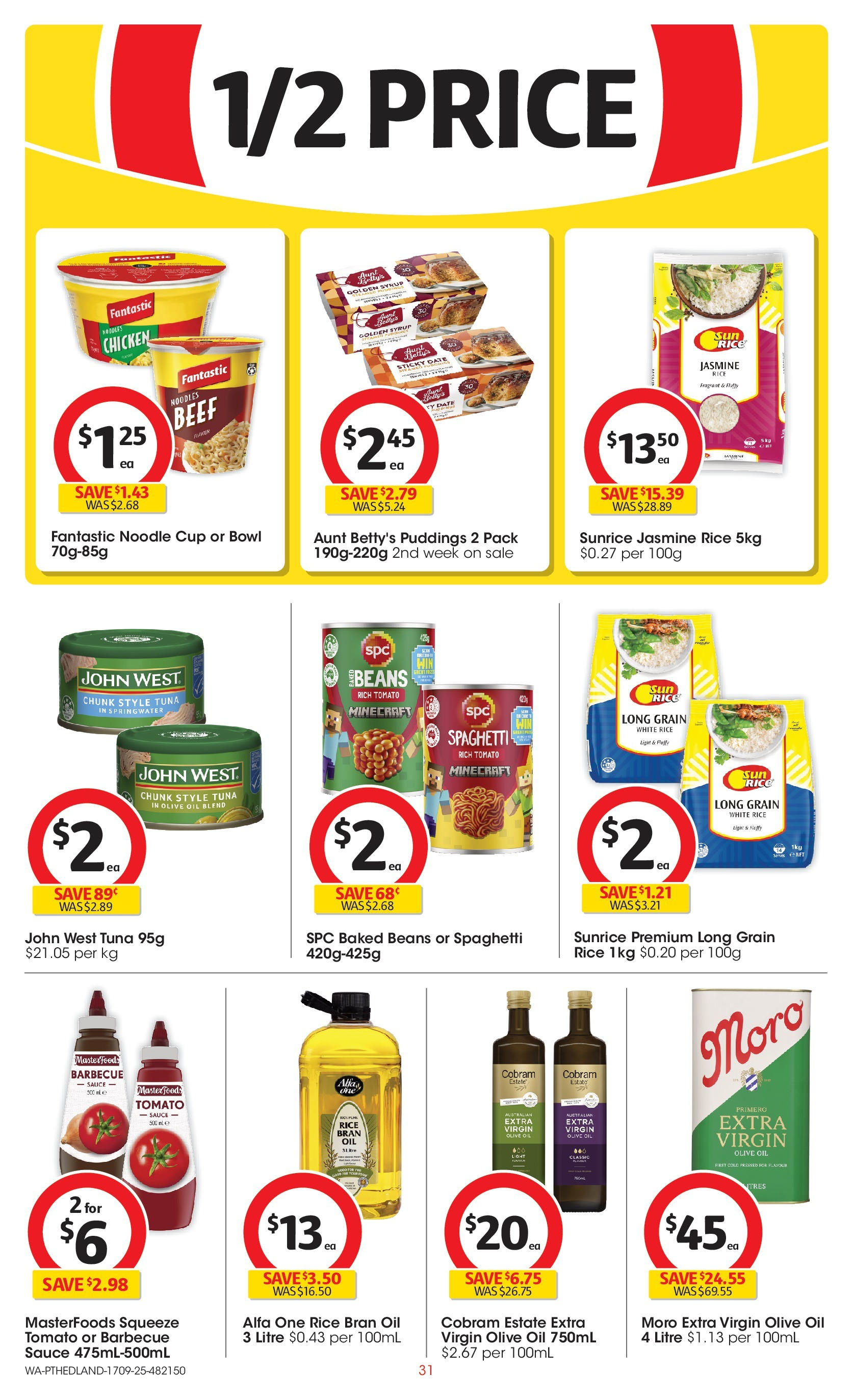 Coles catalogue from 16/09/2025 > Big discounts | Page: 31 | Products: Oil, Rice, Noodles, Beef Coles catalogue valid from 16/09/2025 > Online Australia | Page: 31 | Products: Oil, Rice, Noodles, Beef