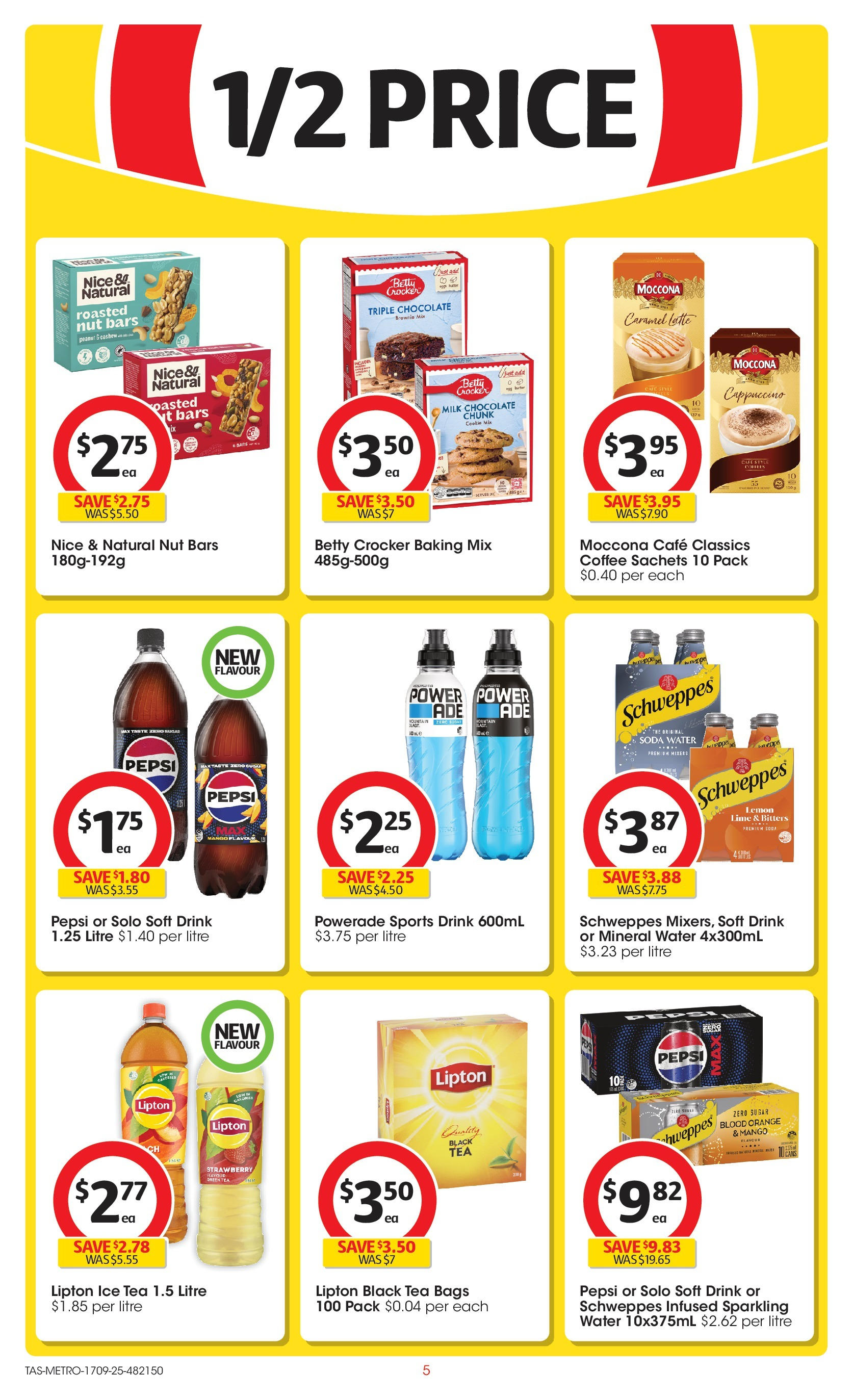 Coles catalogue from 16/09/2025 > Big discounts | Page: 5 | Products: Butter, Pepsi, Water, Lemon Coles catalogue valid from 16/09/2025 > Online Australia | Page: 5 | Products: Butter, Pepsi, Water, Lemon