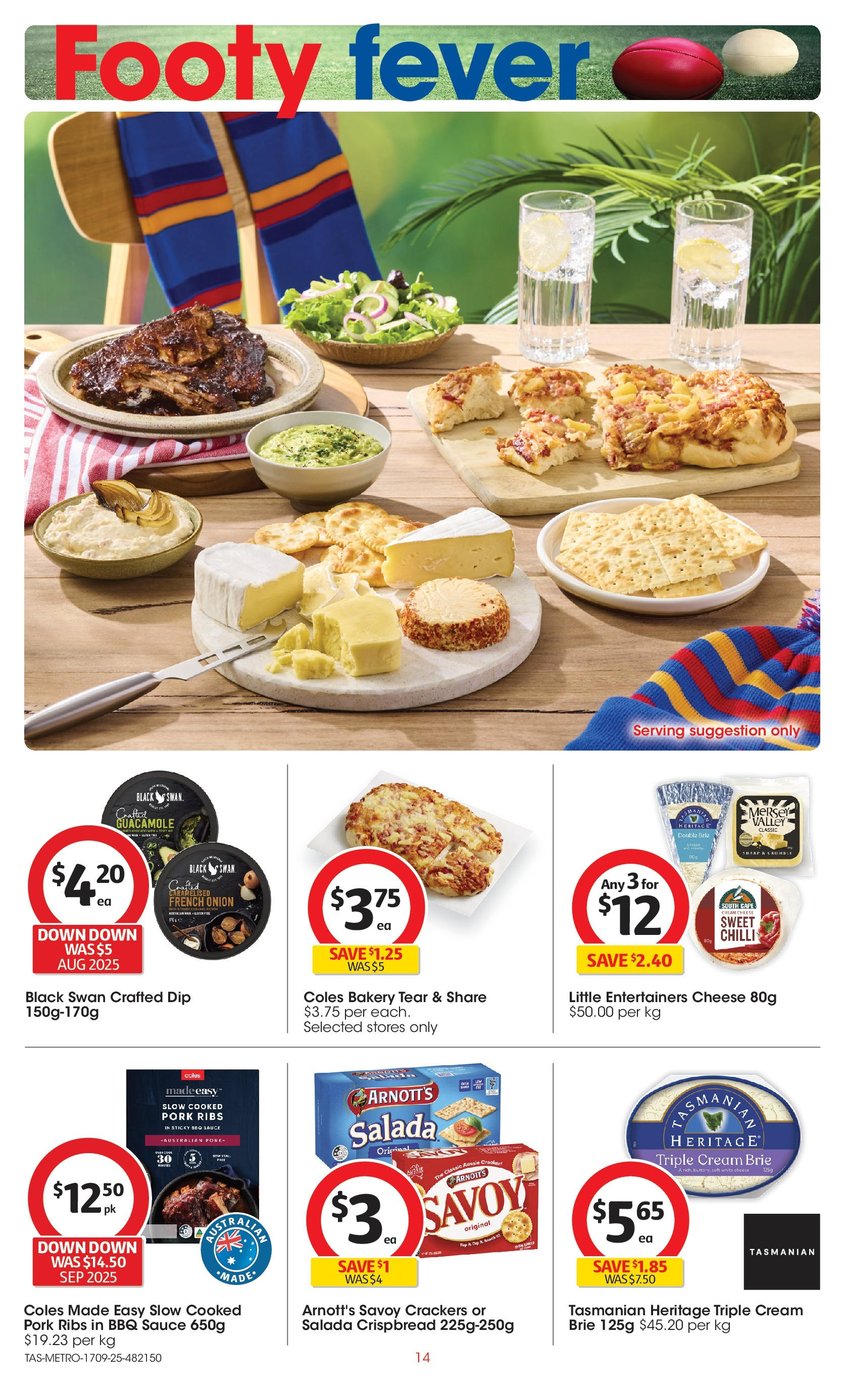 Coles catalogue from 16/09/2025 > Big discounts | Page: 14 | Products: BBQ Sauce, Pork, Cream, Sauce Coles catalogue valid from 16/09/2025 > Online Australia | Page: 14 | Products: BBQ Sauce, Pork, Cream, Sauce