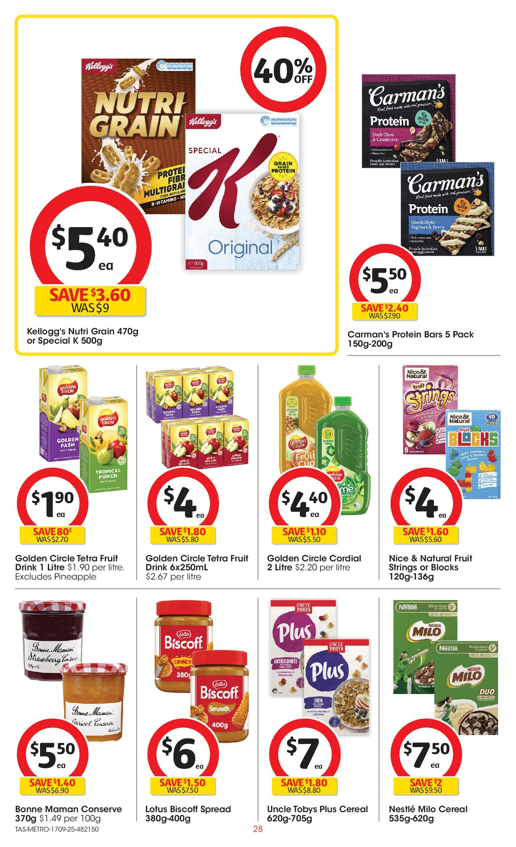Coles catalogue from 16/09/2025 > Big discounts | Page: 28 | Products: Yoghurt, Cereal, Lemon, Blueberries Coles catalogue valid from 16/09/2025 > Online Australia | Page: 28 | Products: Yoghurt, Cereal, Lemon, Blueberries