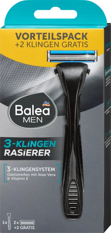 Balea MEN Rasierer 3-Klingen Vorteilspack