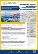 Imperatore Viaggi 2025 Mini Tour Sardegna di sabato con soggiorno mare - al 11.10.2025