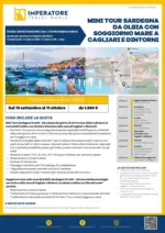 Imperatore Viaggi 2025 Mini Tour Sardegna di sabato con soggiorno mare - al 11.10.2025