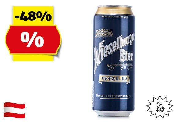 WIESELBURGER Gold*, 0,5 l