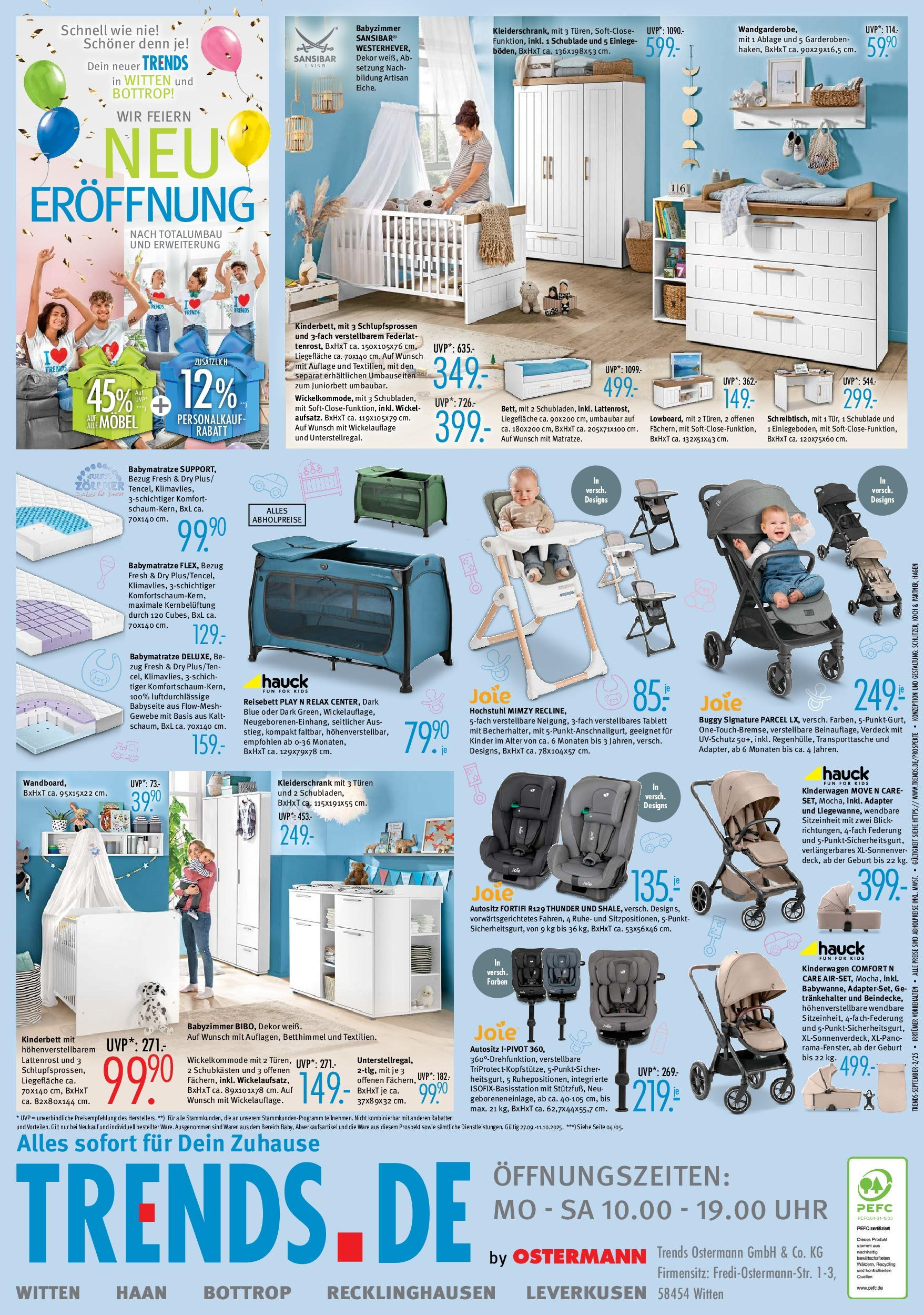 Trends Neue Möbel wirken Wunder. (ab 03.10.2025) zum Blättern | Seite: 6 | Produkte: Adapter, Kleiderschrank, Lattenrost, Uhr