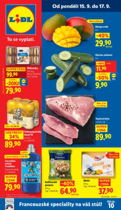 Náhled letáku Lidl leták od 15.09.2025