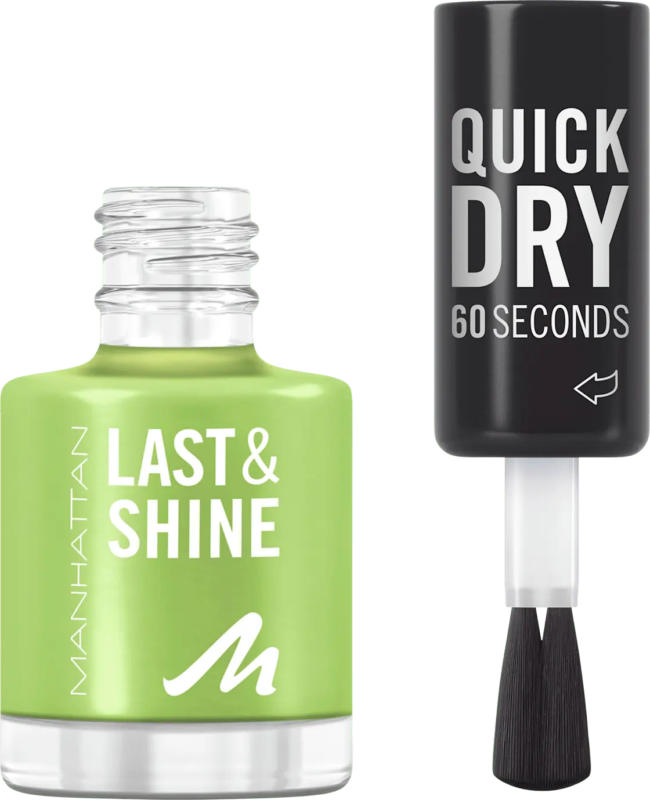 MANHATTAN Cosmetics Nagellack Last & Shine 107 Acid Lime
