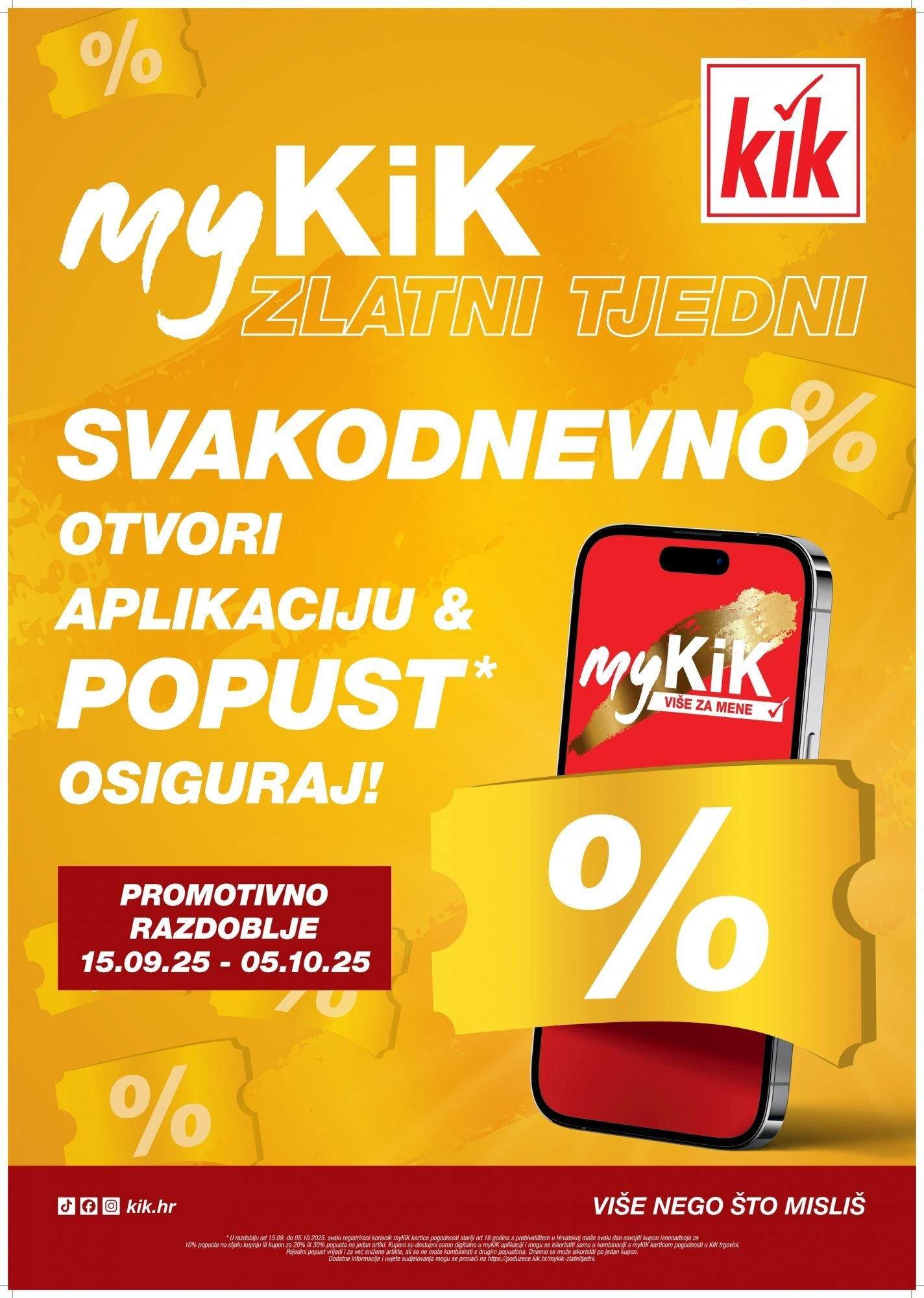 Kik - KiK katalog do 28.09.2025 novi od 14.09.2025 na listanje > letak digitalni | Stranica: 1