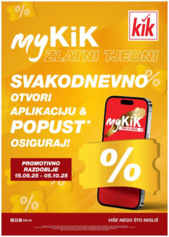 Kik - KiK katalog do 28.09.2025 - Pregled kataloga iz trgovine Kik, vrijedi od 14.09.2025