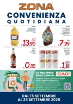 ZONA Convenienza Quotidiana - al 28.09.2025