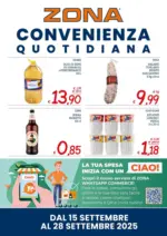 ZONA Convenienza Quotidiana - al 28.09.2025