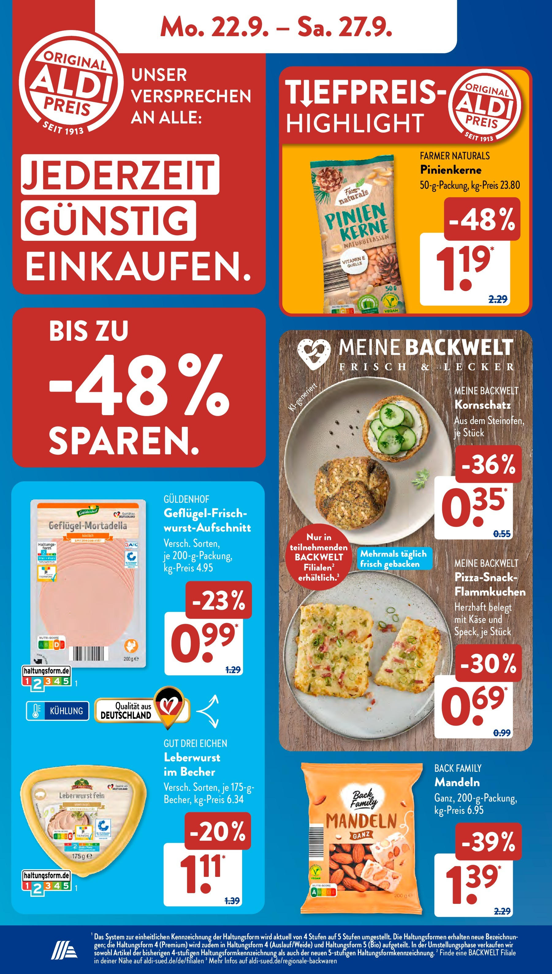 Aldi Süd - Aldi Süd: Wochenangebote (ab 21.09.2025) zum Blättern | Seite: 6 | Produkte: Käse, Mandeln Aldi Süd - Aldi Süd: Wochenangebote (ab 21.09.2025) zum Blättern | Seite: 6 | Produkte: Käse, Mandeln