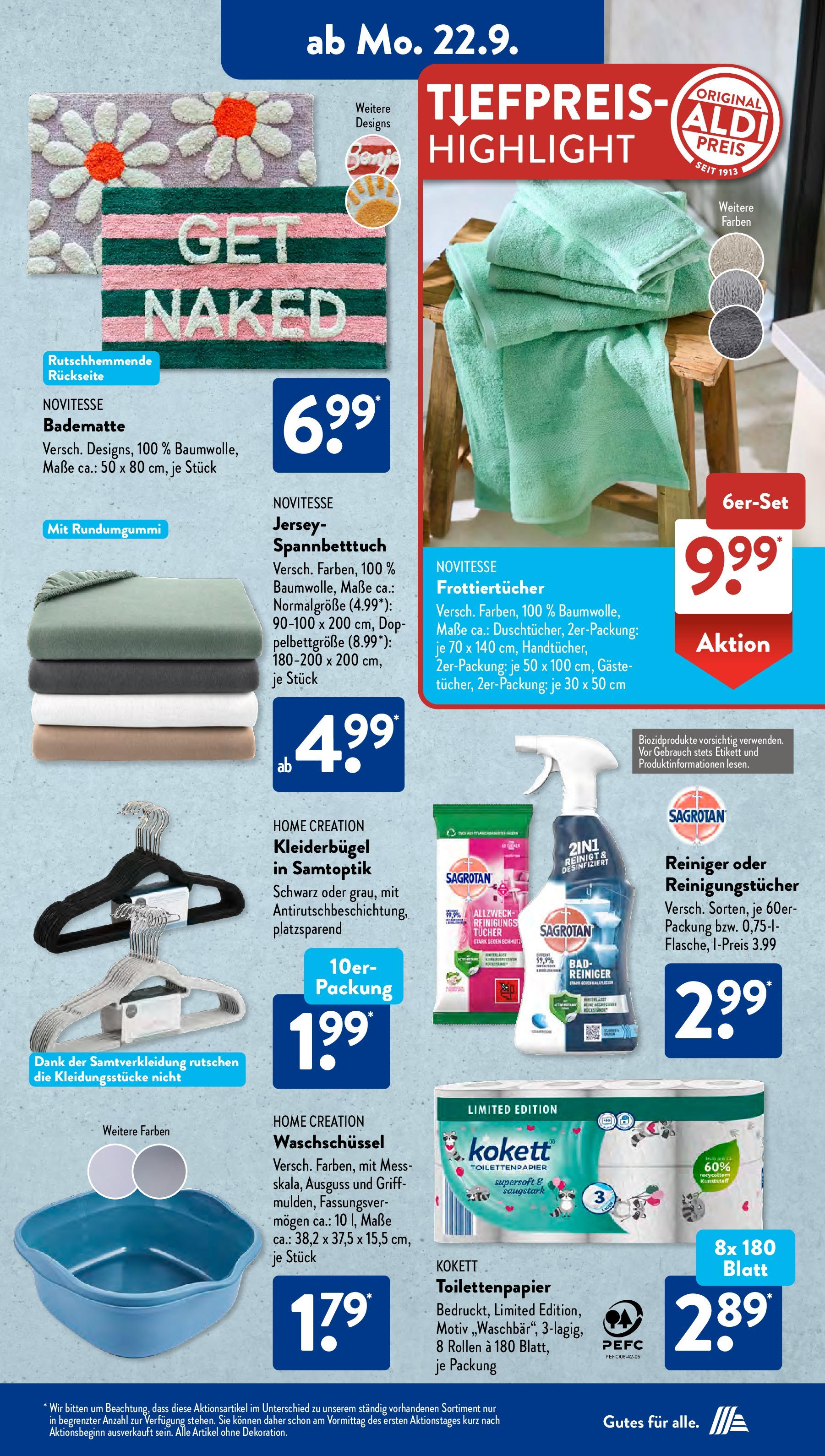 Aldi Süd - Aldi Süd: Wochenangebote (ab 21.09.2025) zum Blättern | Seite: 13 | Produkte: Bad, Kleiderbügel, Home creation, Toilettenpapier Aldi Süd - Aldi Süd: Wochenangebote (ab 21.09.2025) zum Blättern | Seite: 13 | Produkte: Bad, Kleiderbügel, Home creation, Toilettenpapier