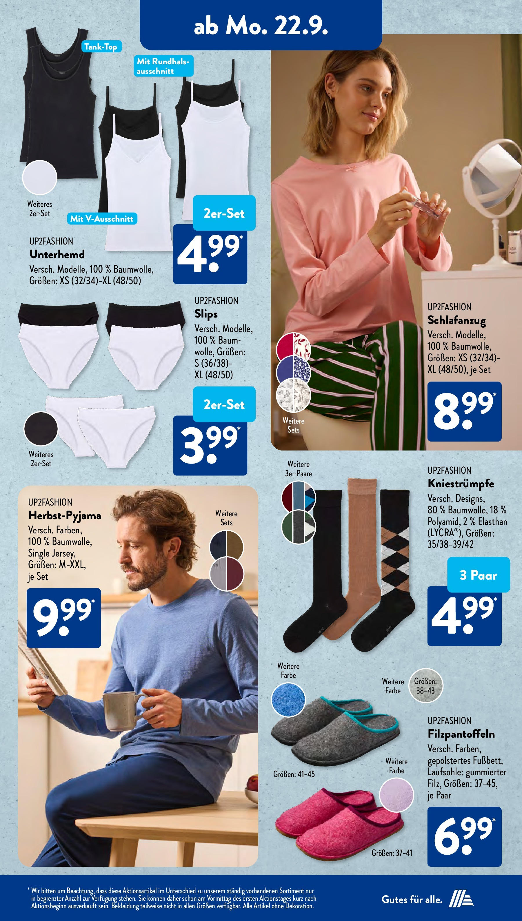 Aldi Süd - Aldi Süd: Wochenangebote (ab 21.09.2025) zum Blättern | Seite: 15 | Produkte: Up2fashion, Kniestrümpfe, Unterhemd, Bekleidung Aldi Süd - Aldi Süd: Wochenangebote (ab 21.09.2025) zum Blättern | Seite: 15 | Produkte: Up2fashion, Kniestrümpfe, Unterhemd, Bekleidung