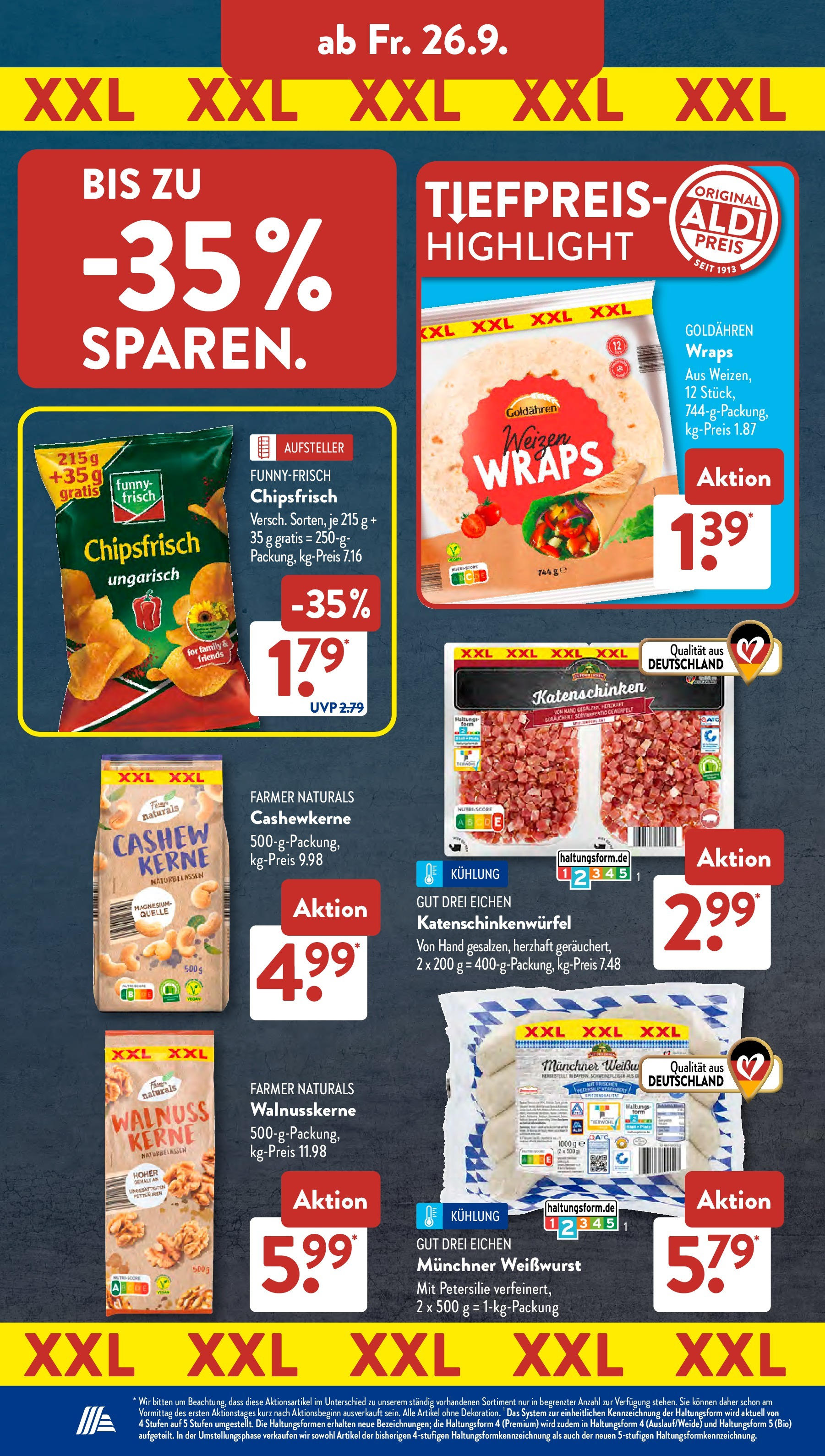 Aldi Süd - Aldi Süd: Wochenangebote (ab 21.09.2025) zum Blättern | Seite: 27 | Produkte: Funny frisch, Weißwurst, Petersilie Aldi Süd - Aldi Süd: Wochenangebote (ab 21.09.2025) zum Blättern | Seite: 27 | Produkte: Funny frisch, Weißwurst, Petersilie