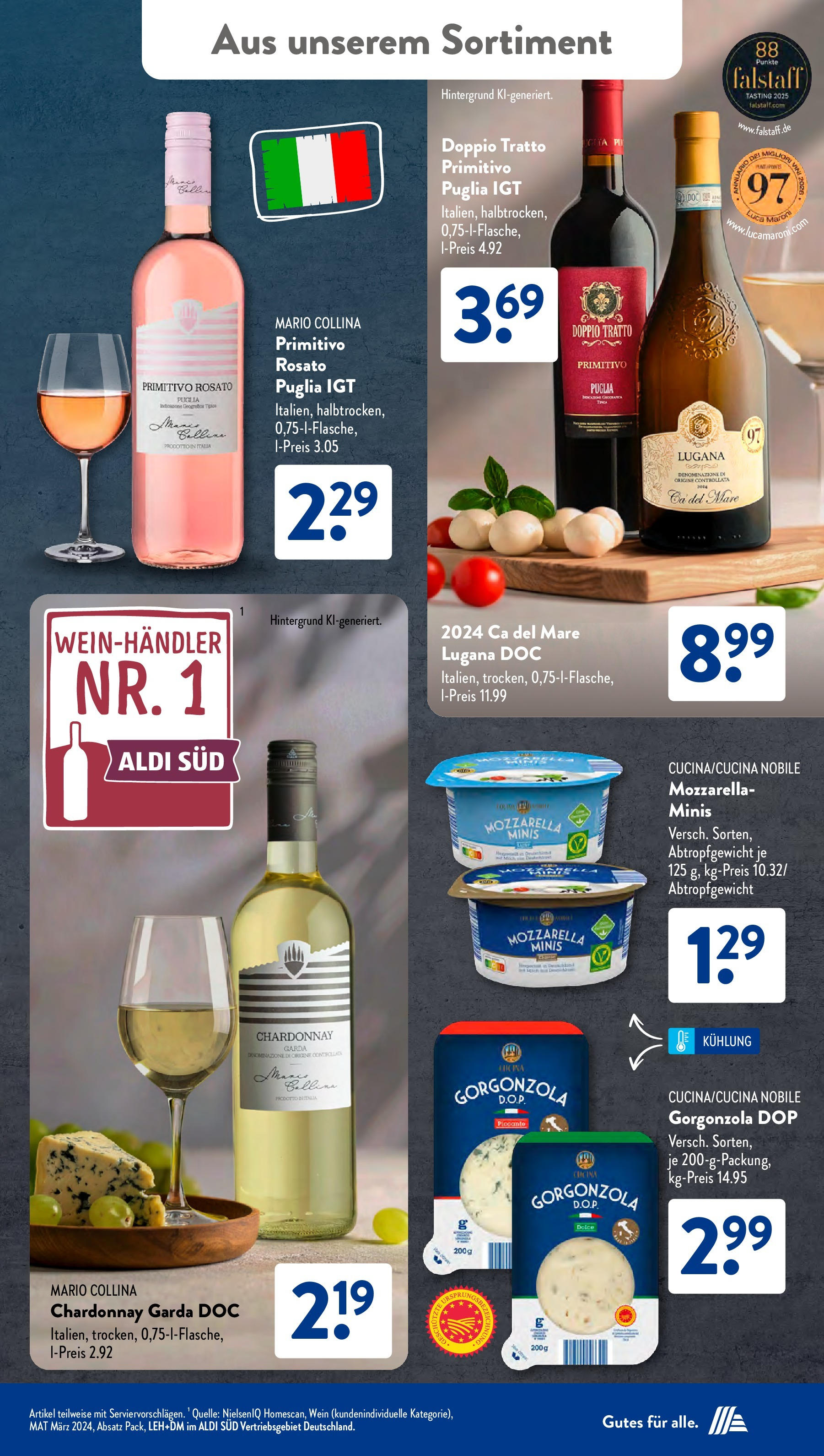 Aldi Süd - Aldi Süd: Wochenangebote (ab 21.09.2025) zum Blättern | Seite: 31 | Produkte: Mozzarella, Wein Aldi Süd - Aldi Süd: Wochenangebote (ab 21.09.2025) zum Blättern | Seite: 31 | Produkte: Mozzarella, Wein