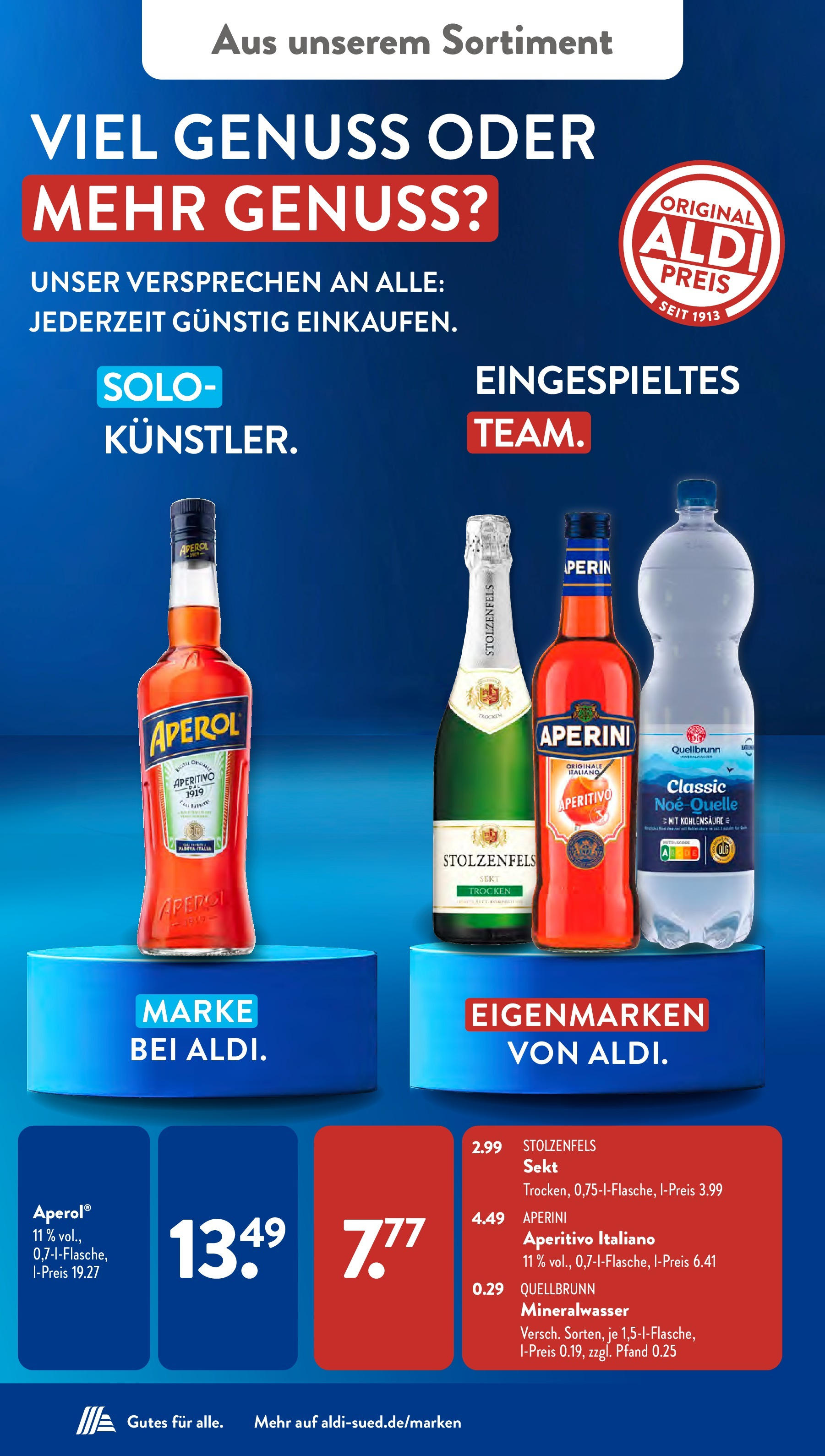 Aldi Süd - Aldi Süd: Wochenangebote (ab 21.09.2025) zum Blättern | Seite: 34 | Produkte: Sekt, Mineralwasser, Aperol Aldi Süd - Aldi Süd: Wochenangebote (ab 21.09.2025) zum Blättern | Seite: 34 | Produkte: Sekt, Mineralwasser, Aperol