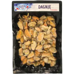 Miesmuscheln ohne Schale, gekocht, glasiert, tiefgefroren