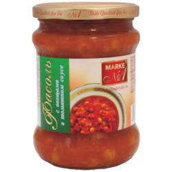 Weiße Bohnen mit Gemüsen, in Tomatensoße