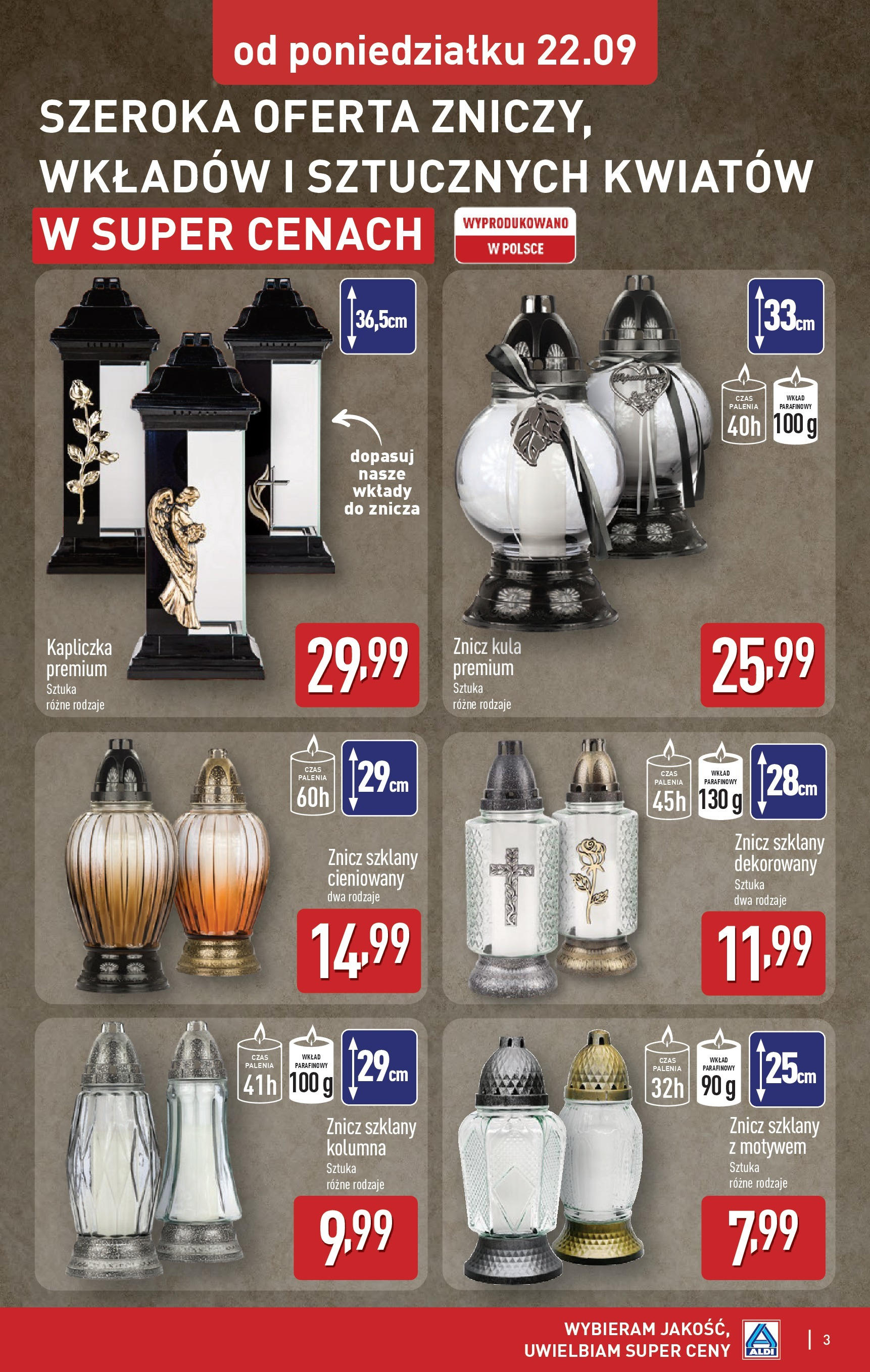 Aldi - Jakość ALDI w super cenach od 21.09.2025 | Nowa PDF gazetka | Strona: 3 Aldi - Jakość ALDI w super cenach od 21.09.2025 - Ulotka PDF, promocje | Strona: 3